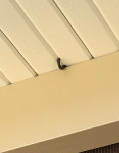 (12 Pack) 1/4" Round 4" long Plastic Spanish Brown Durable Alumahooks for non-insulated grooved roofs.